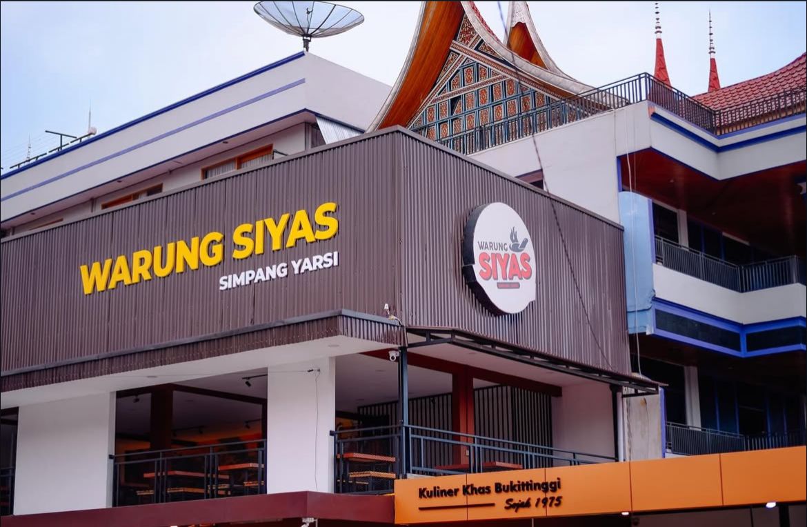Warung Siyas Bukittinggi tampak depan